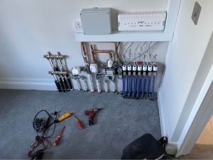 Underfloor Heating set up | MCS Electrics | Newcastle Underfloor Heating Specialists