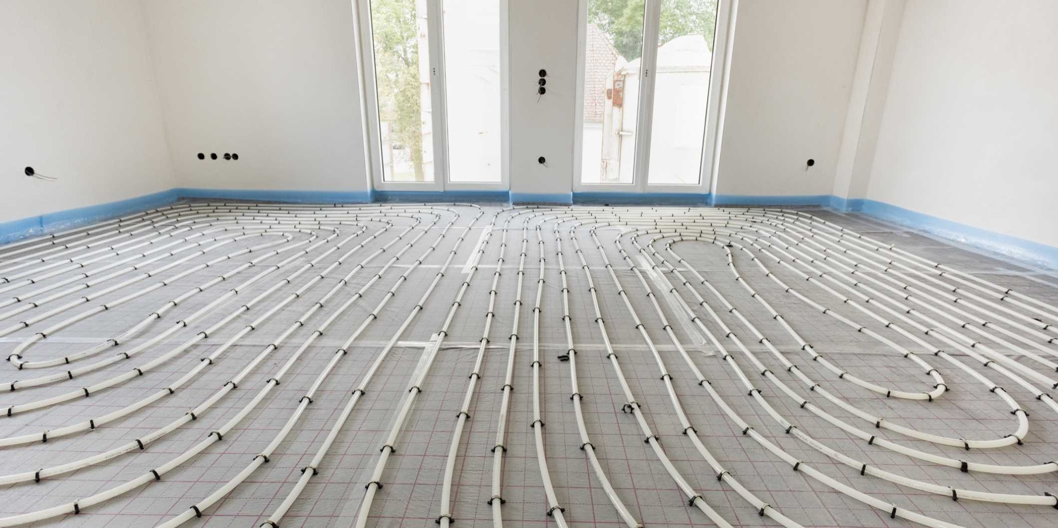 MCS Electrics 6 Underfloor Heating being laid out | MCS Electrics | Newcastle Underfloor Heating Specialists